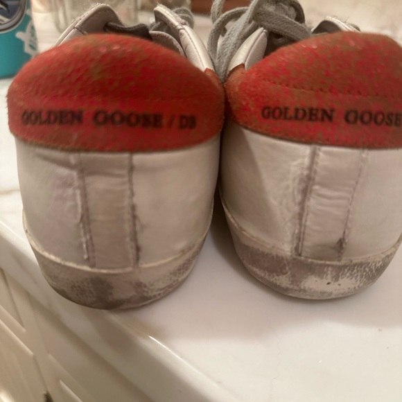 Golden Goose Superstar red star sneakers size 8 - Picture 5 of 8